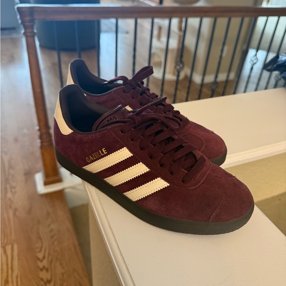 Adidas Gazelle Burgundy Sneakers